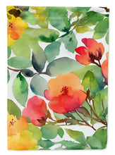 Load image into Gallery viewer, Connecticut Mountain Laurels in Watercolor House Flag