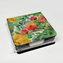 Load image into Gallery viewer, Connecticut Mountain Laurels in Watercolor PU Leather Note Paper Holder
