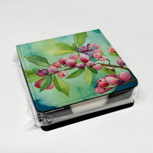 Load image into Gallery viewer, Connecticut Mountain Laurels in Watercolor PU Leather Note Paper Holder