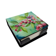 Load image into Gallery viewer, Connecticut Mountain Laurels in Watercolor PU Leather Note Paper Holder