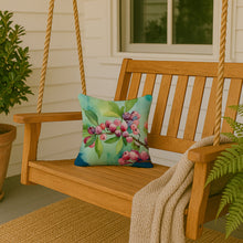 Load image into Gallery viewer, Connecticut Mountain Laurels in Watercolor Throw Pillow