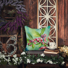 Load image into Gallery viewer, Connecticut Mountain Laurels in Watercolor Throw Pillow