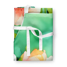 Load image into Gallery viewer, Delaware Peach Blossom in Watercolor Apron – Artist-Designed Kitchen, BBQ &amp; Craft Apron
