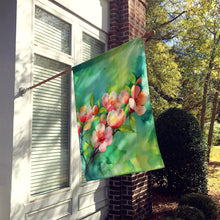 Load image into Gallery viewer, Delaware Peach Blossom in Watercolor House Flag