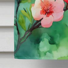 Load image into Gallery viewer, Delaware Peach Blossom in Watercolor House Flag