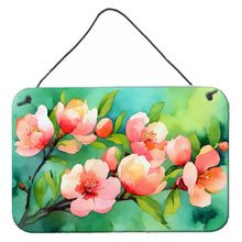 Load image into Gallery viewer, Delaware Peach Blossom in Watercolor Wall or Door Hanging Prints