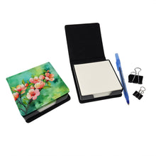 Load image into Gallery viewer, Delaware Peach Blossom in Watercolor PU Leather Note Paper Holder