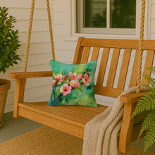 Load image into Gallery viewer, Delaware Peach Blossom in Watercolor Throw Pillow