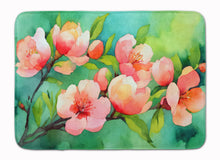 Load image into Gallery viewer, Delaware Peach Blossom in Watercolor Memory Foam Kitchen Mat