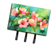 Load image into Gallery viewer, Delaware Peach Blossom in Watercolor Leash or Key Holder