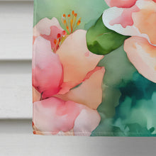 Load image into Gallery viewer, Delaware Peach Blossom in Watercolor House Flag