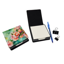 Load image into Gallery viewer, Delaware Peach Blossom in Watercolor PU Leather Note Paper Holder