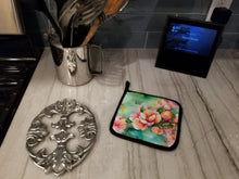 Load image into Gallery viewer, Delaware Peach Blossom in Watercolor Pair of Pot Holders