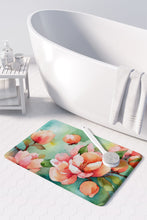 Load image into Gallery viewer, Delaware Peach Blossom in Watercolor Memory Foam Kitchen Mat