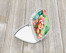 Load image into Gallery viewer, Delaware Peach Blossom in Watercolor Compact Mirror