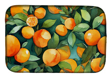 Load image into Gallery viewer, Florida Orange Blossom in Watercolor Dish Drying Mat