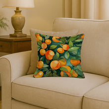 Load image into Gallery viewer, Florida Orange Blossom in Watercolor Throw Pillow