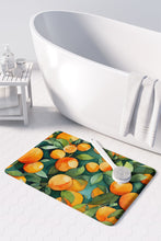 Load image into Gallery viewer, Florida Orange Blossom in Watercolor Memory Foam Kitchen Mat