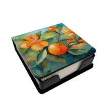 Load image into Gallery viewer, Florida Orange Blossom in Watercolor PU Leather Note Paper Holder