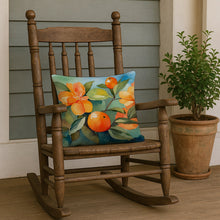 Load image into Gallery viewer, Florida Orange Blossom in Watercolor Throw Pillow