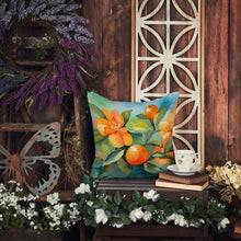 Load image into Gallery viewer, Florida Orange Blossom in Watercolor Throw Pillow
