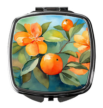Load image into Gallery viewer, Florida Orange Blossom in Watercolor Compact Mirror