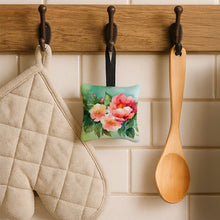 Load image into Gallery viewer, Georgia Cherokee Rose in Watercolor Hanging Square Fabric Ornament 3.5 × 3.5