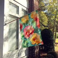 Load image into Gallery viewer, Georgia Cherokee Rose in Watercolor House Flag