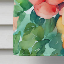Load image into Gallery viewer, Georgia Cherokee Rose in Watercolor House Flag