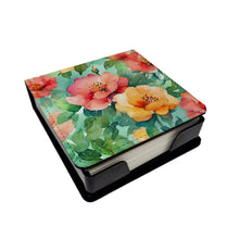 Load image into Gallery viewer, Georgia Cherokee Rose in Watercolor PU Leather Note Paper Holder