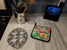 Load image into Gallery viewer, Georgia Cherokee Rose in Watercolor Pair of Pot Holders