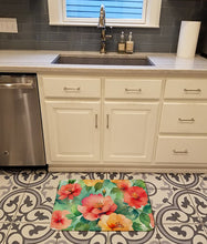 Load image into Gallery viewer, Georgia Cherokee Rose in Watercolor Memory Foam Kitchen Mat