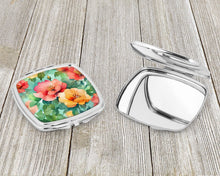 Load image into Gallery viewer, Georgia Cherokee Rose in Watercolor Compact Mirror