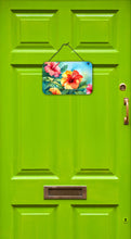 Load image into Gallery viewer, Hawaii Hawaiian Hibiscus in Watercolor Wall or Door Hanging Prints