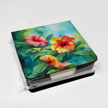 Load image into Gallery viewer, Hawaii Hawaiian Hibiscus in Watercolor PU Leather Note Paper Holder