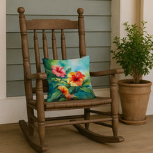 Load image into Gallery viewer, Hawaii Hawaiian Hibiscus in Watercolor Throw Pillow