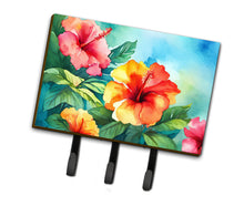 Load image into Gallery viewer, Hawaii Hawaiian Hibiscus in Watercolor Leash or Key Holder