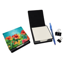 Load image into Gallery viewer, Hawaii Hawaiian Hibiscus in Watercolor PU Leather Note Paper Holder