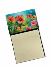 Load image into Gallery viewer, Hawaii Hawaiian Hibiscus in Watercolor Sticky Note Holder- Refiilable Desk Accessory Note Pad