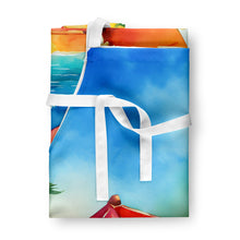 Load image into Gallery viewer, Hawaii Hawaiian Hibiscus in Watercolor Apron – Artist-Designed Kitchen, BBQ &amp; Craft Apron