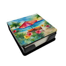 Load image into Gallery viewer, Hawaii Hawaiian Hibiscus in Watercolor PU Leather Note Paper Holder