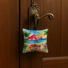 Load image into Gallery viewer, Hawaii Hawaiian Hibiscus in Watercolor Hanging Square Fabric Ornament 3.5 × 3.5