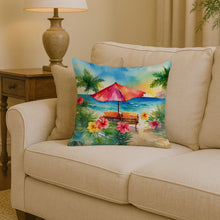 Load image into Gallery viewer, Hawaii Hawaiian Hibiscus in Watercolor Throw Pillow