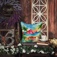 Load image into Gallery viewer, Hawaii Hawaiian Hibiscus in Watercolor Throw Pillow