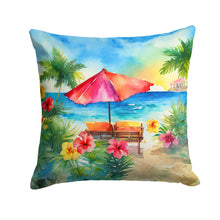Load image into Gallery viewer, Hawaii Hawaiian Hibiscus in Watercolor Throw Pillow