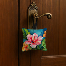 Load image into Gallery viewer, Hawaii Hawaiian Hibiscus in Watercolor Hanging Square Fabric Ornament 3.5 × 3.5