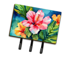 Load image into Gallery viewer, Hawaii Hawaiian Hibiscus in Watercolor Leash or Key Holder