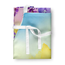 Load image into Gallery viewer, Idaho Syringa in Watercolor Apron – Artist-Designed Kitchen, BBQ &amp; Craft Apron