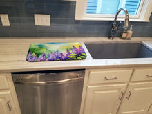 Load image into Gallery viewer, Idaho Syringa in Watercolor Dish Drying Mat