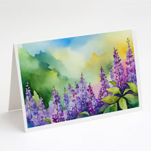 Load image into Gallery viewer, Idaho Syringa in Watercolor Greeting Cards -  Blank Note Cards – 8-Pack of Artist-Designed Cards with Envelopes